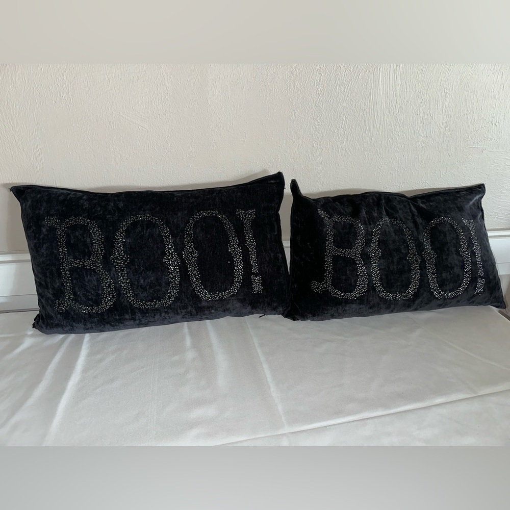 Bundle deal 2 Halloween “BOO!” Decorative Pillows